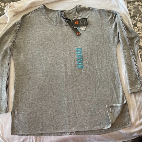 RBX Live Life Active Lt. Grey Hthr Long Sleeve  NWT XL - Picture 1 of 8